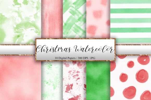 Christmas Watercolor Texture Background Review