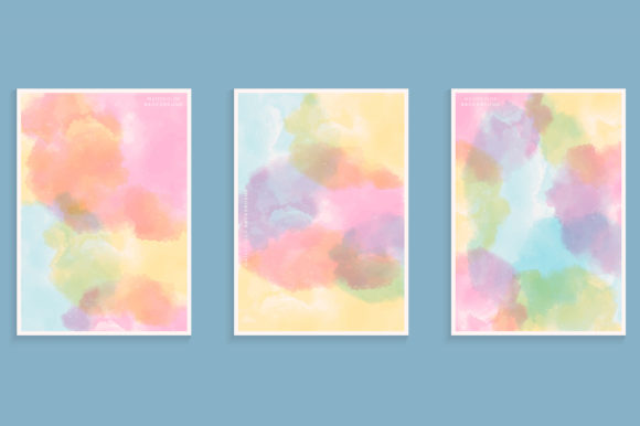 Colorful Watercolor Backgrounds for Real Crafting Magic