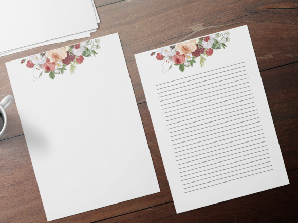 Elegant Watercolor Florals for Print Templates with Timeless Charm