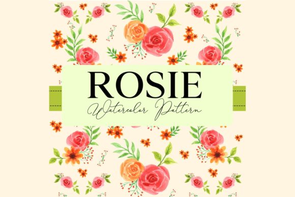 Floral Pattern Watercolor Element: Web Elements Review