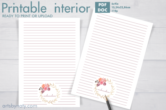 Gorgeous Watercolor Flower KDP Journal: A Fresh Design Asset for Lifestyle Brands and Content Creators