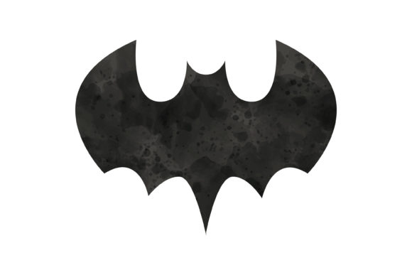 Halloween Watercolor Icon Bat – Festive & Versatile Craft Icon
