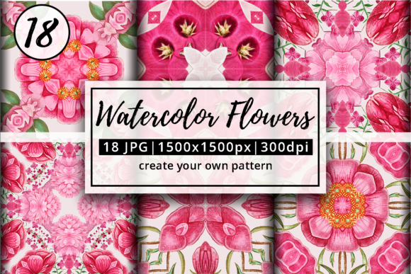 Pink Watercolor Floral Pattern Tiles: A Designer’s Real-World Review for Branding and Creative Projects