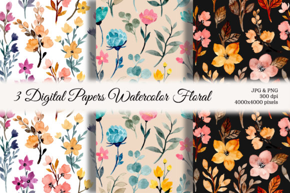 Seamless Pattern Floral Watercolor 103 Review