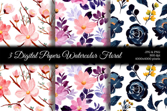 Seamless Pattern Floral Watercolor 105 Review