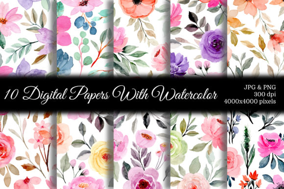 Seamless Pattern Floral Watercolor 67 Review