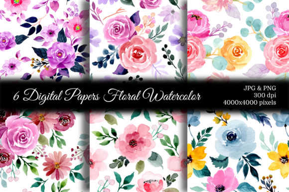 Seamless Pattern Floral Watercolor 92 Review