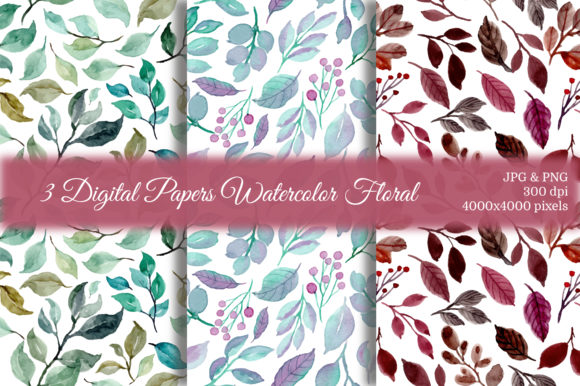 Seamless Pattern Leaves Watercolor 6: A Designer’s Take on Its Visual Appeal and Practical Use