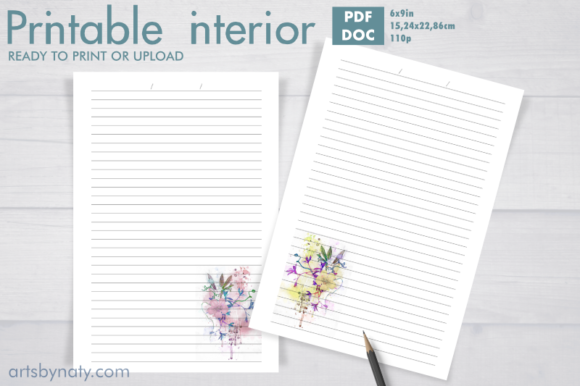 Soft Watercolor Flower KDP Print Journal Review