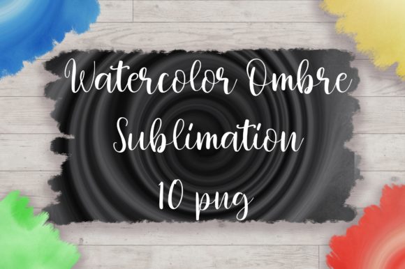 Sublimation Watercolor Ombre Backgrounds for Creative Sellers