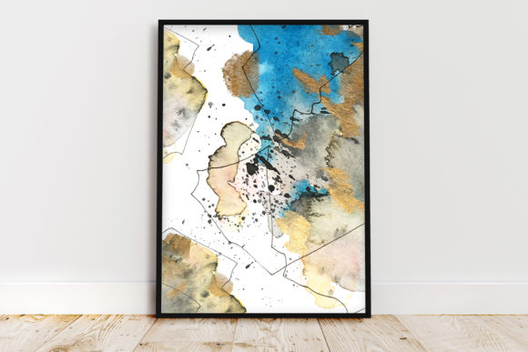 Wall Art Pattern Watercolor Paint Brush: A Fresh Background for Creative Branding