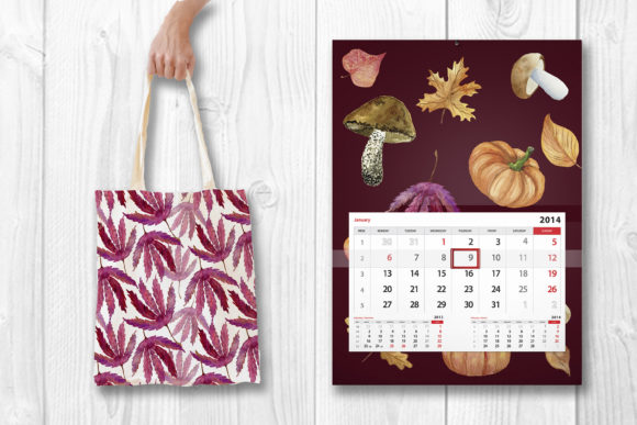 Watercolor Autumn Patterns: A Brand Designer’s Review for Local Business Branding