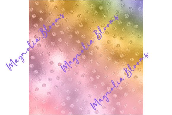 Watercolor Gradient Foil Polka Dots Backgrounds