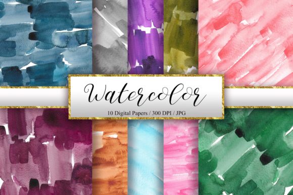 Watercolor Texture Digital Papers